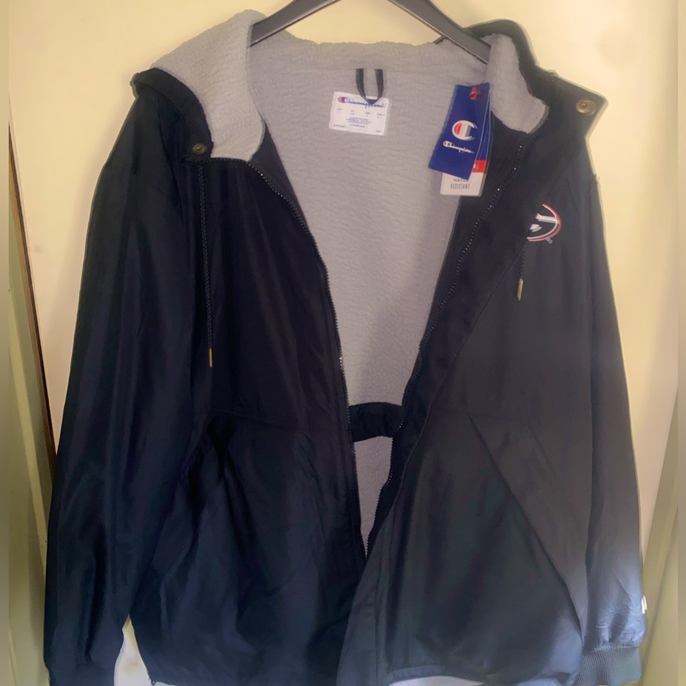 Brand new with tags champion UGA football Jacket size large color black